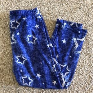 ONE STEP UP blue & white star leggings in size 4T